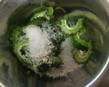 ゴーヤとトマトとオクラの夏野菜和え作り方4写真