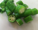ゴーヤとトマトとオクラの夏野菜和え作り方6写真