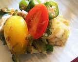 ゴーヤとトマトとオクラの夏野菜和え作り方9写真