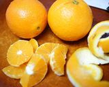 オレンジの蜂蜜漬け作り方1写真