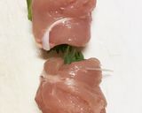大葉とチーズ！ササミ包み作り方5写真