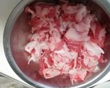 肉乗せうどん作り方2写真