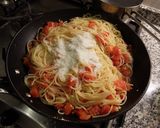 定番にフレッシュトマトのペペロンチーノ作り方7写真