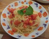 定番にフレッシュトマトのペペロンチーノ作り方8写真