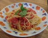 定番にフレッシュトマトのペペロンチーノ作り方9写真
