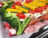 焼くだけ！野菜いっぱいアーリオオーリオ作り方5写真