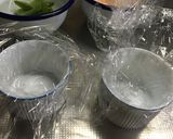 夏のおめかし前菜・海老と枝豆のゼリーよせ作り方4写真