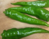 万願寺とうがらしと鶏ささみのみぞれ和え作り方1写真