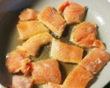 サーモンムニエルオクラソース作り方4写真