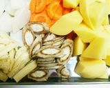 野菜たっぷり☆わが家の豚汁作り方1写真