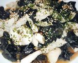 鳥の胸肉ときくらげの炒め物作り方4写真