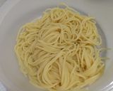 ランチに❁納豆佃煮パスタ♬*.+゜作り方2写真