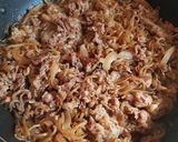 牛肉をじっくり煮込み手間をかける牛丼♪作り方6写真