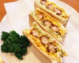 名古屋名物☆コンパル風エビフライサンド♪作り方7写真