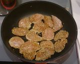 鶏ささ身の胡麻海苔チーズ焼き作り方2写真