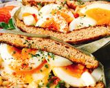 ブランパンケーキでデビルドエッグサンド！作り方21写真