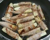 簡単☆茄子の豚肉巻き作り方3写真