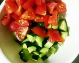 夏野菜とササミのスタミナ冷製パスタ☆作り方4写真