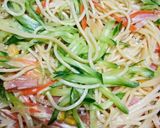 ベーコン入り野菜たっぷりサラダスパゲティ作り方7写真