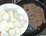 大根とひき肉の煮物♪簡単！作り置きおかず作り方4写真