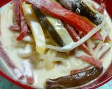 レンジだけでエスニック風スープうどん☆作り方5写真