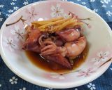 若イカの生姜煮♪作り方5写真