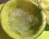 ☆寒天メロン☆作り方4写真