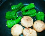 簡単☆ピーマンと椎茸の肉詰め作り方4写真
