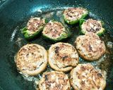 簡単☆ピーマンと椎茸の肉詰め作り方5写真