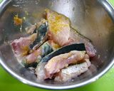簡単!鯖の生姜ししとう辛味噌煮作り方2写真