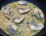 簡単!鯖の生姜ししとう辛味噌煮作り方4写真