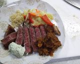 牛ステーキ ギリシャ料理風にアレンジ作り方10写真