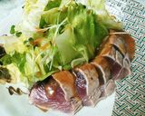 簡単☆鰹のたたきのサラダ 酢味噌タレ作り方3写真