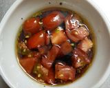 トマトとオリーブ油の素麺つゆ(黒胡椒入)作り方2写真