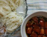 トマトとオリーブ油の素麺つゆ(黒胡椒入)作り方3写真