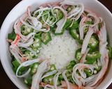 夏のランチに!簡単!オクラの卵かけご飯♪作り方3写真
