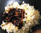 簡単☆栄養満点！ひじきチャーハン作り方3写真