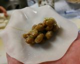 納豆ギョウザ♪作り方1写真