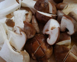 簡単！鶏むね肉 きのこと白滝の煮物作り方2写真