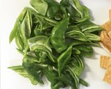 万願寺とうがらしと油揚げの煮びたし作り方1写真