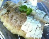 獲れたて新鮮な鯖で、しめさば。作り方8写真