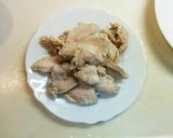 もちもち!茹で蒸し鶏モモ肉作り方5写真