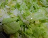 鶏むね肉で！もやしとレタスの肉野菜炒め♪作り方2写真