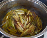 芋の茎とみょうがの煮物♪作り方4写真