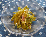 芋の茎とみょうがの煮物♪作り方5写真