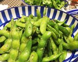 ☆簡単蒸し茹で枝豆のガーリックバター炒め作り方8写真