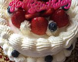 苺のショートケーキ バースデーケーキ作り方12写真