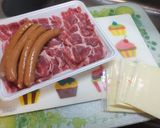 豚肉のウインナー巻き☆チーズがとろ～り♪作り方1写真