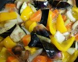 カレイと素揚げ野菜の甘酢餡掛け☆作り方5写真