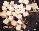 簡単！栄養満点！鯖の水煮缶で作るニラ豆腐作り方2写真